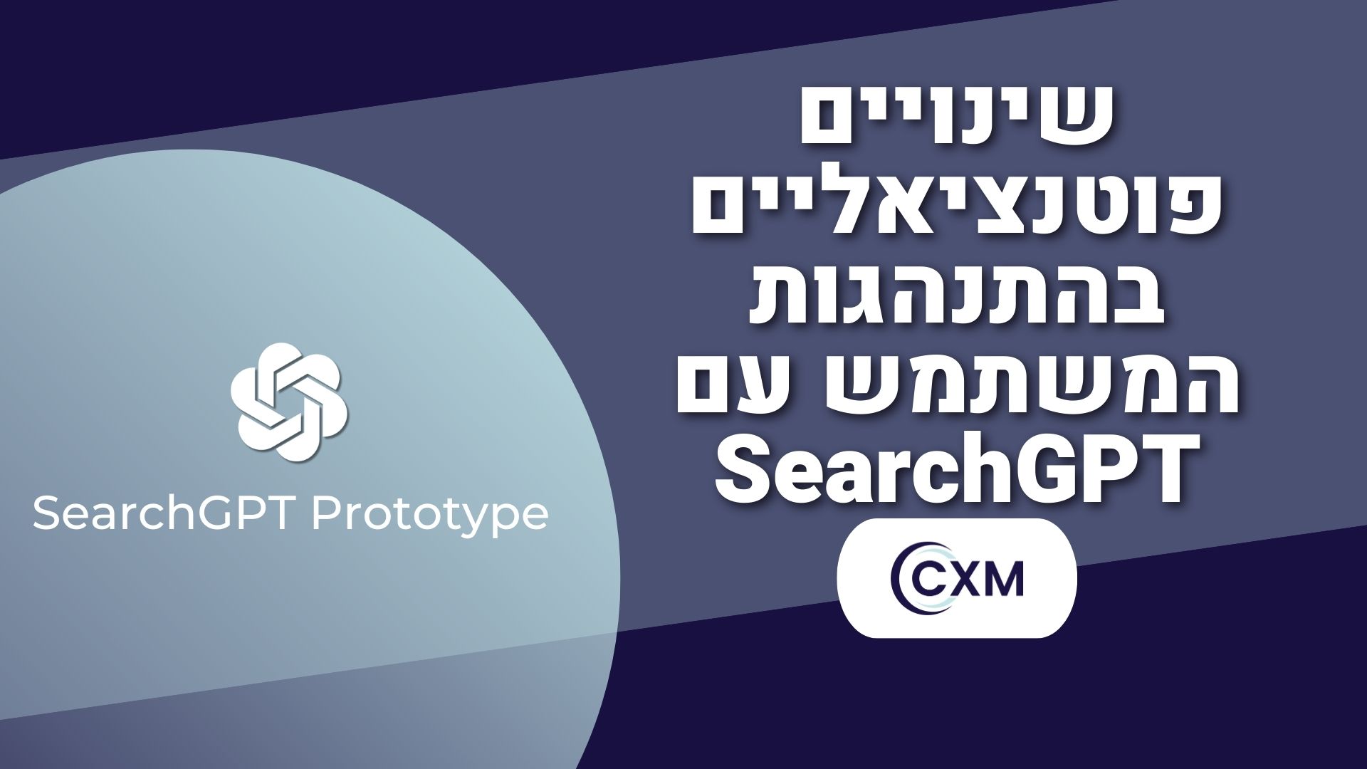 שינויים פוטנציאליים בהתנהגות המשתמש עם SearchGPT