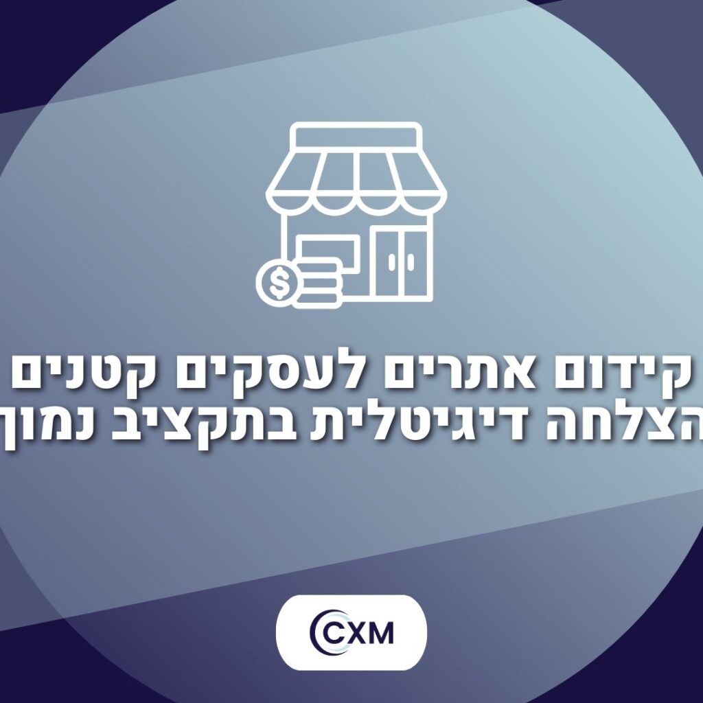 קידום אתרים לעסקים קטנים הצלחה דיגיטלית בתקציב נמוך